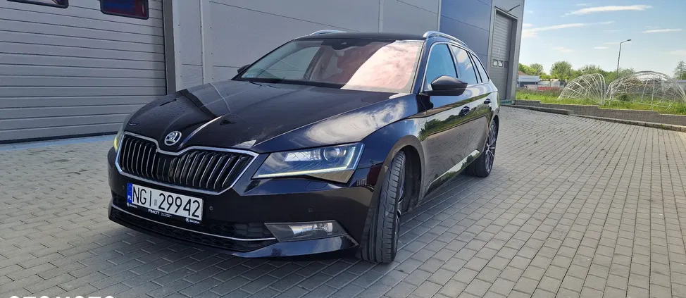 warmińsko-mazurskie Skoda Superb cena 79950 przebieg: 258500, rok produkcji 2017 z Giżycko